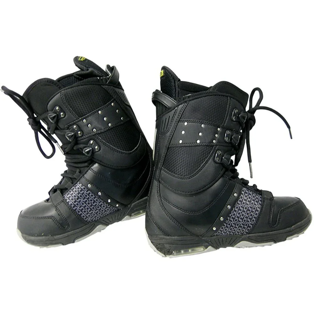 Nice $279 Burton Emerald Snowboard Boots! 7 Euro 38 Black With Burton Logos